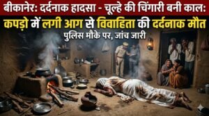 चूल्हे की चिंगारी बनी काल: कपड़ो में लगी आग से विवाहिता की दर्दनाक मौत