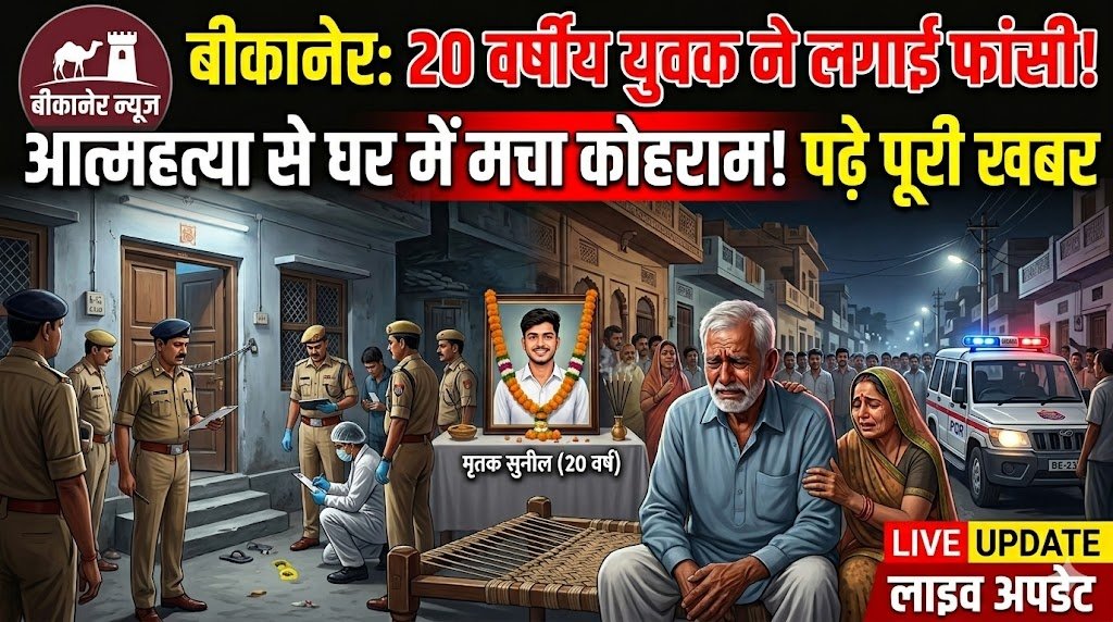 Bikaner: 20-year-old youth commits suicide by hanging