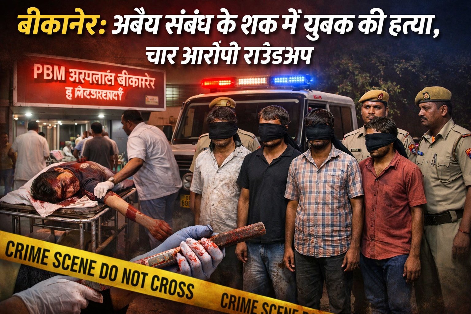 Bikaner: Youth Murdered on Suspicion of Illicit Affair