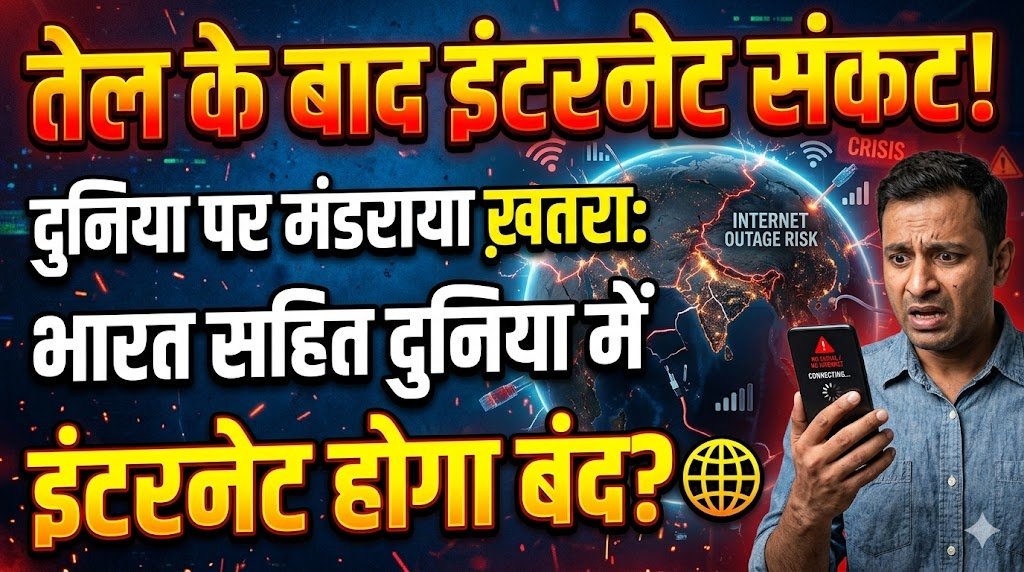 Internet Crisis : तेल के बाद दुनिया पर मंडराया इंटरनेट संकट