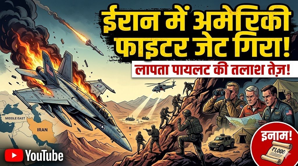 ईरान में गिराया अमेरिकी फाइटर जेट
